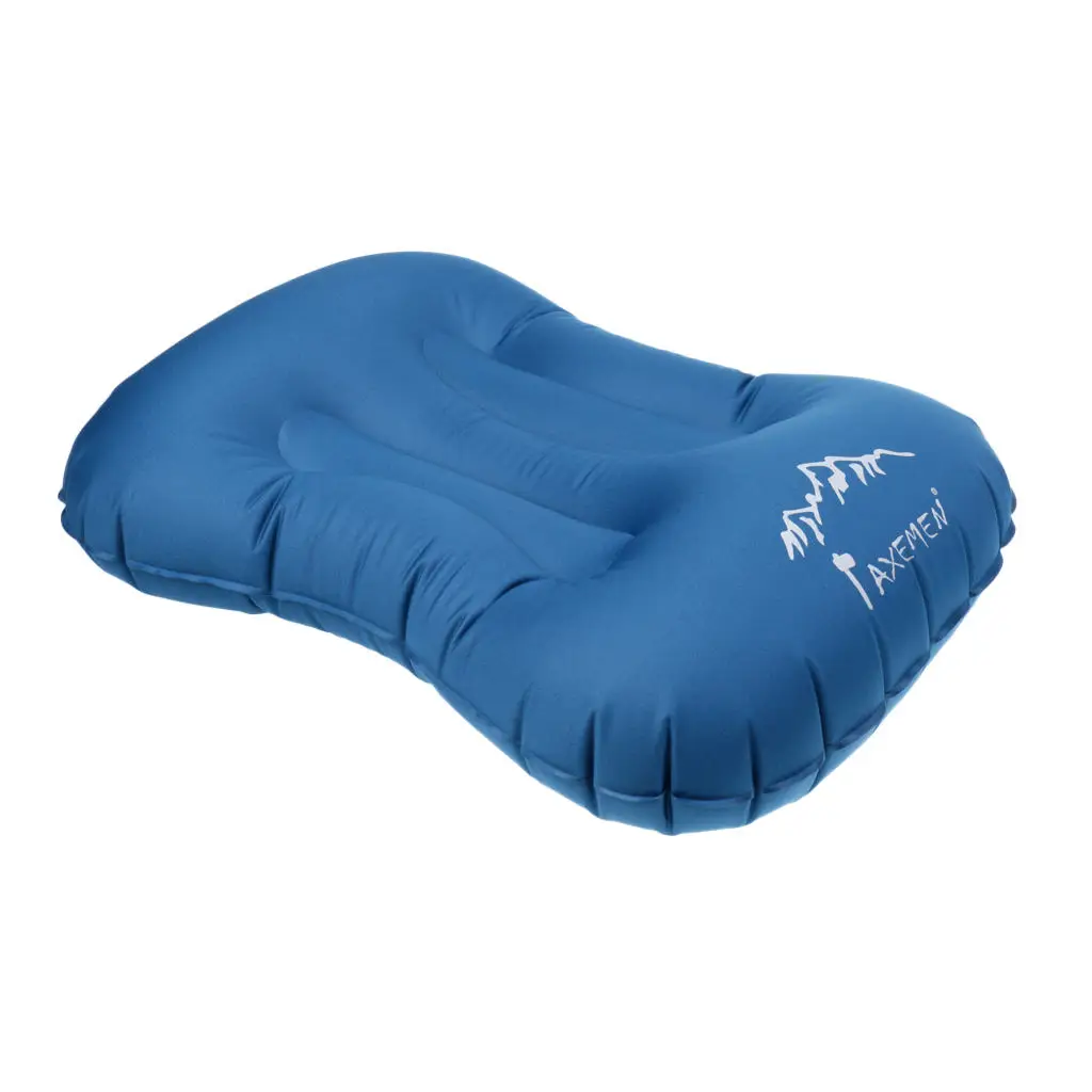 Outdoor Inflatable Air Pillow Cushion Car Head Rest Hiking Camping Travel