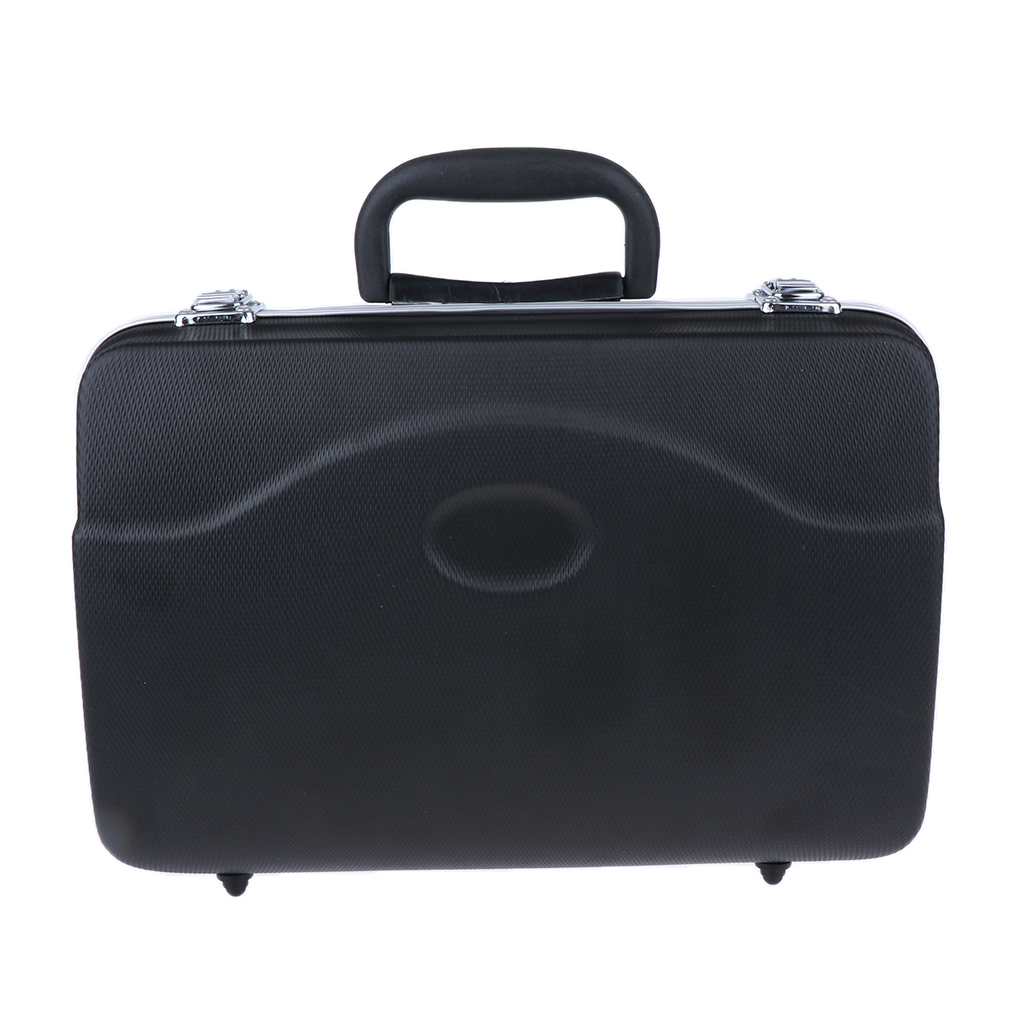 Portable Plastic Clarinet Gig Bag Case Hard Protector with Lining