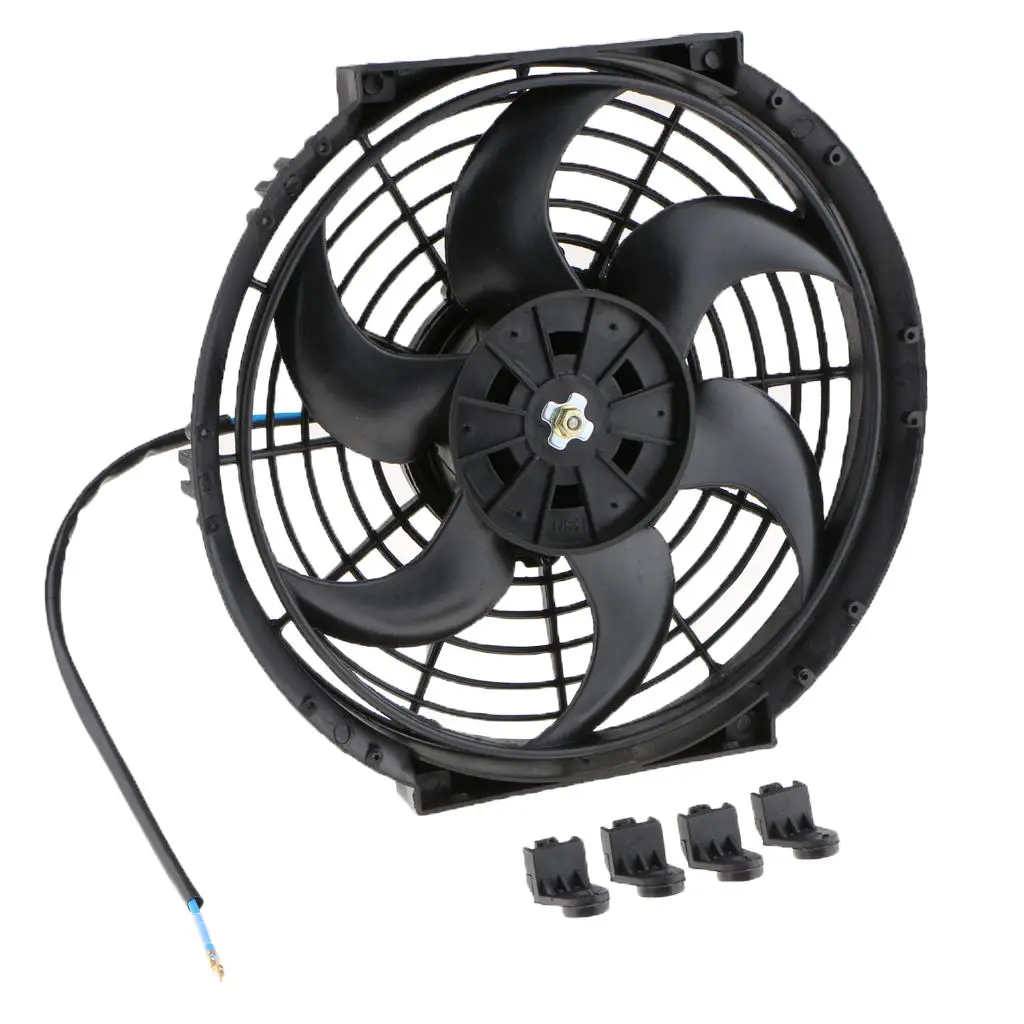 Universal Car 12V Pull / Push Car Radiator Engine Cooling Fan Mounting Kit