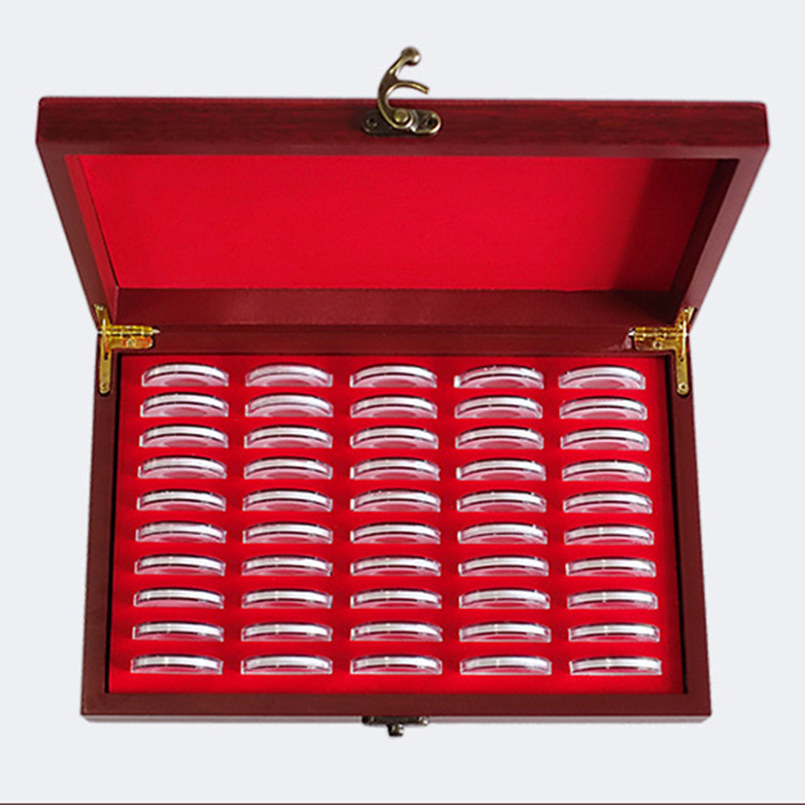 Coin Holder50 Pieces Collection Collection Box Decorative Display Case for Coins / Medals 20/25/27/30MM