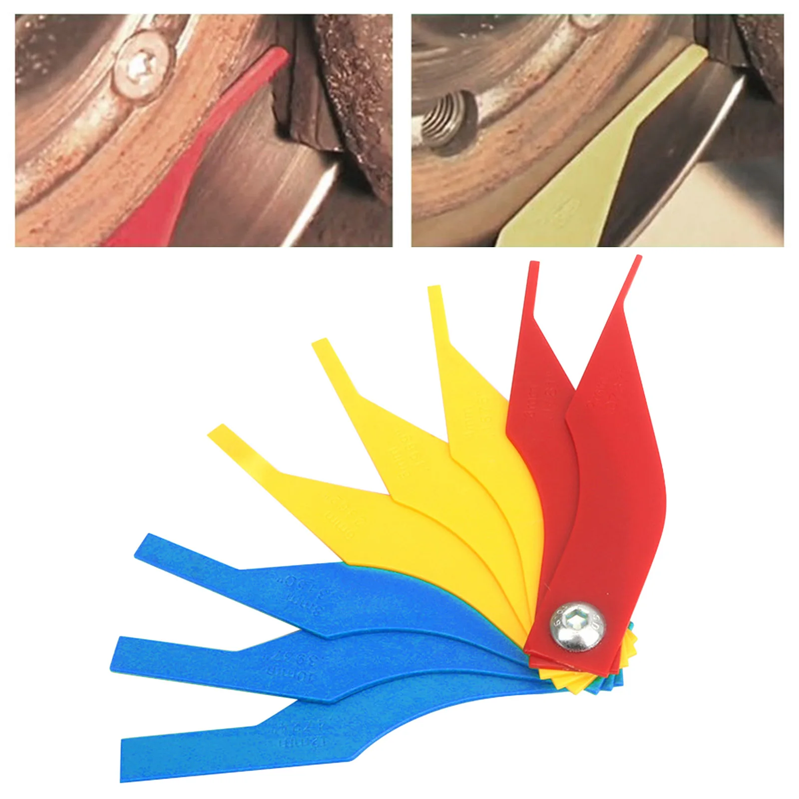 8 Pieces Car Automotive Brake Pad Measure Tool Brake Lining Thickness Gauge Constructions 8 Pieces Car Automotive Brake Pad Measure Tool Brake Lining Thickness Gauge Constructions