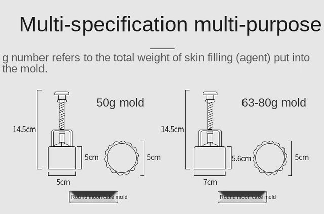 Baking Printing Tool, Snowy Moon Cake Mold, Mung Bean Cake Moon