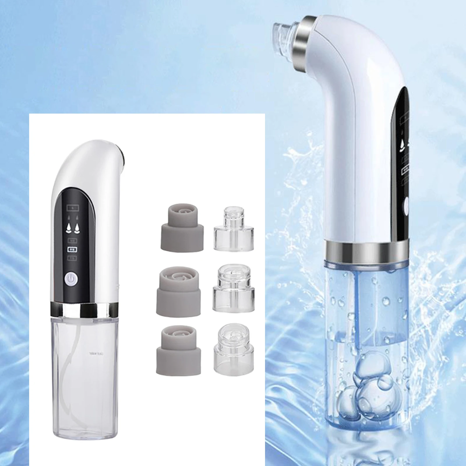 Small Bubble Blackhead Remover Water Cycle Vacuum Cleaner Pore Acne Remove