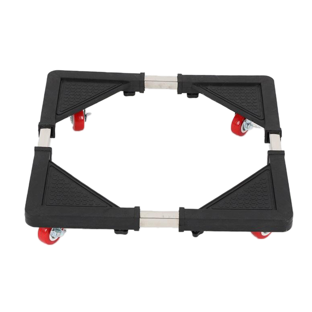 4 Feet Wheel Refrigerator Floor Stand Movable Base Bracket Stand Universal
