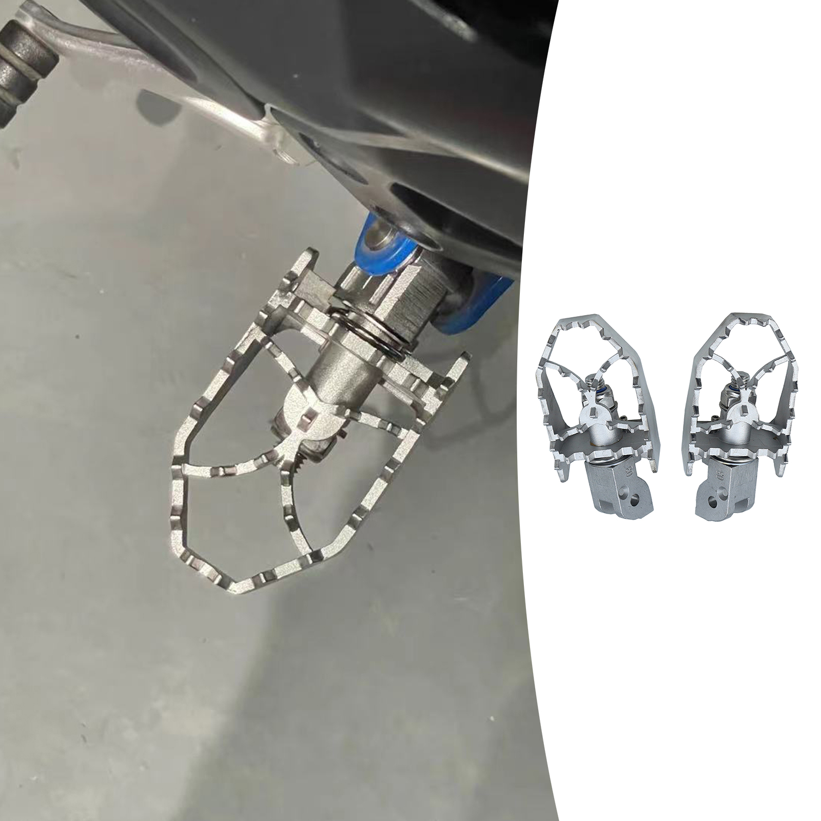 Dirt Bike Motorcycle Rotating Foot Pegs Pedal Footpegs Foot Rest Fit for DUCATI MULTISTRADA 950 for Scrambler 400 800 1100