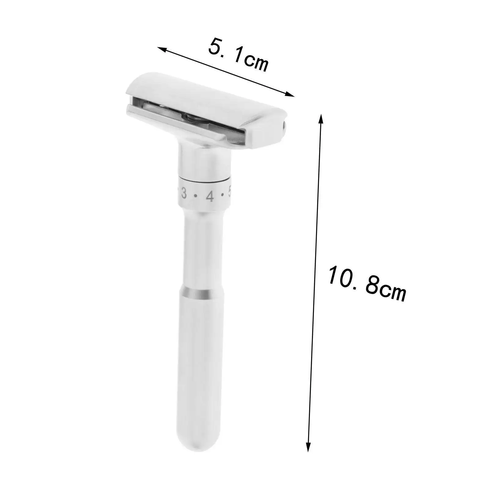 Adjustable Safety  with 5 Blades Zinc Alloy Classic for Mens Shaving.