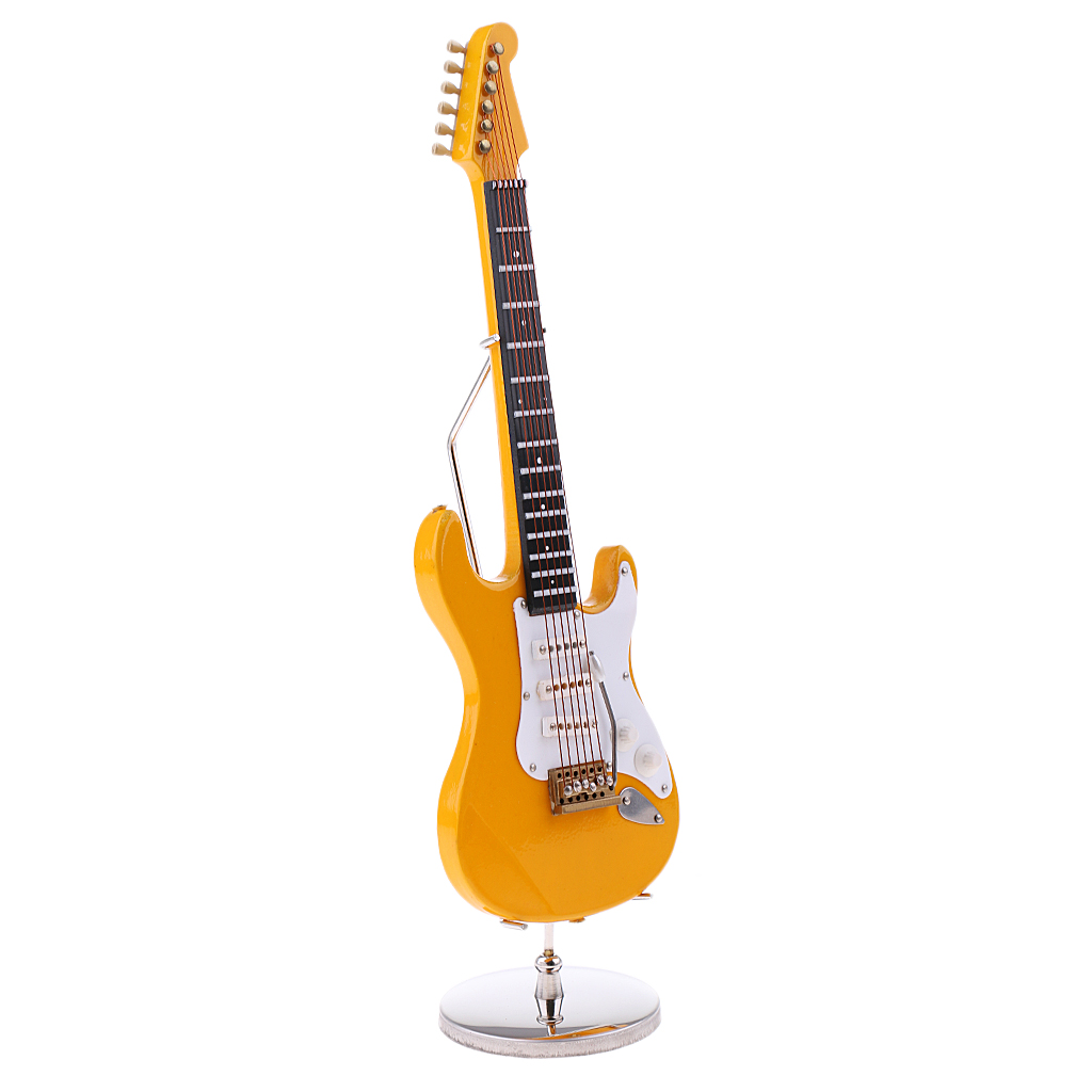 MagiDeal 1/6 Scale Wood Electric Guitar Model for 12 Inch Action Figure Accessory Kids Toys