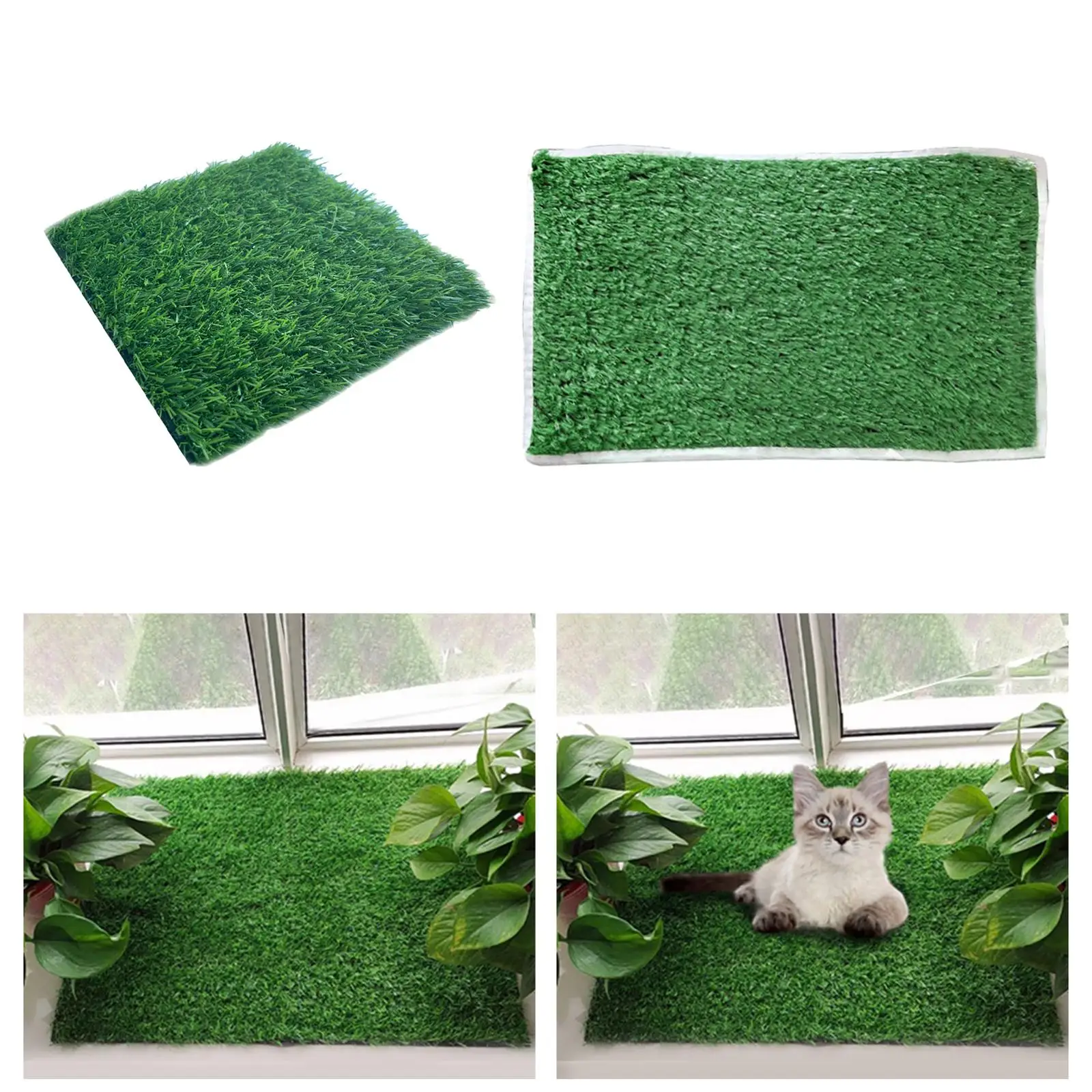 Indoor Dog Pee Pad Pet Toilet Training Grass Simulation Lawn for Garden Outdoor Floor