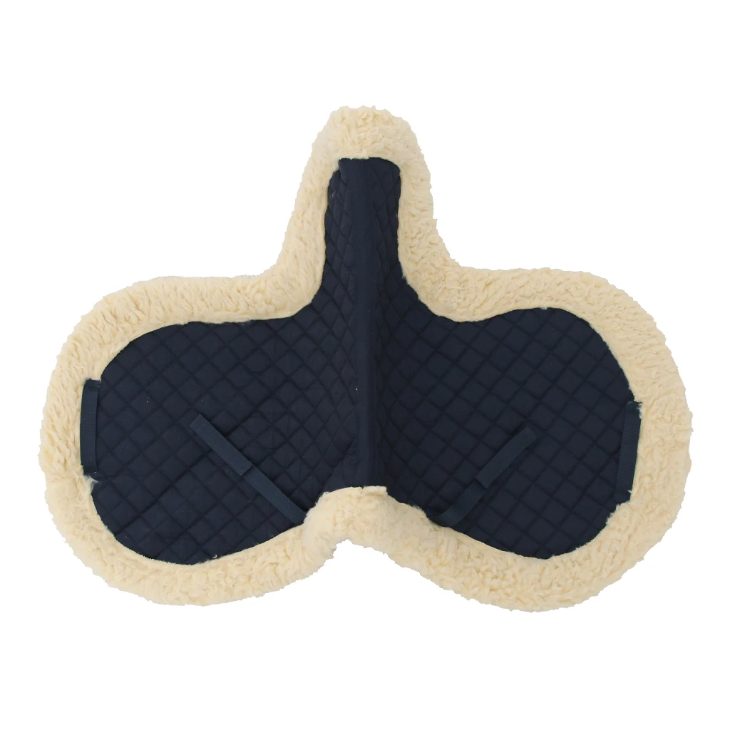 English Horse Saddle Pad All Purpose Comfortable Soft Winter Outdoor Horse Riding Equestrian Supplies
