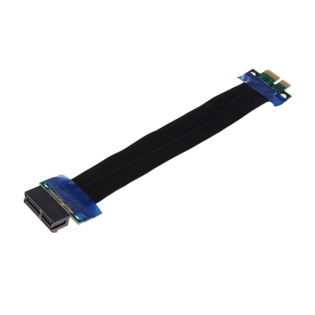 1 Pcs Adapter Cable PCI-E Express 1X Riser Card Flexible Cord Ribbon Cable