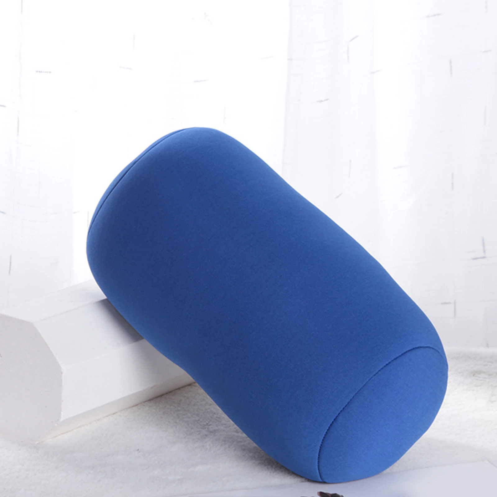 Micro Mini Microbead Back Cushion Roll Throw Pillow Travel Home Sleep Neck Support Comfortable Travel Pillow