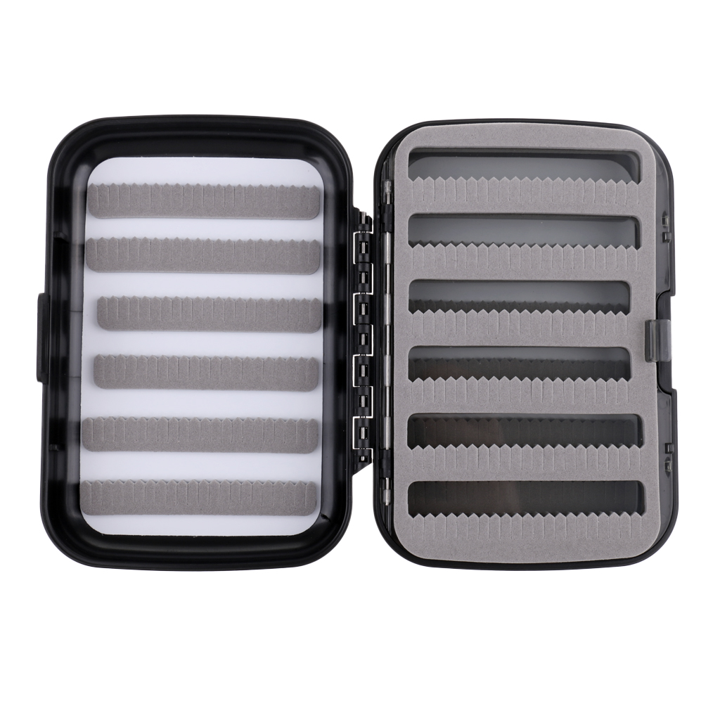 Waterproof Storage Baits Hooks Box Fly Fishing Double Side Lures Flies Box