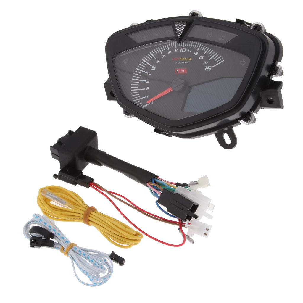 LCD Digital Speedometer Odometer Tachometer With Dual Range Screen Odometer