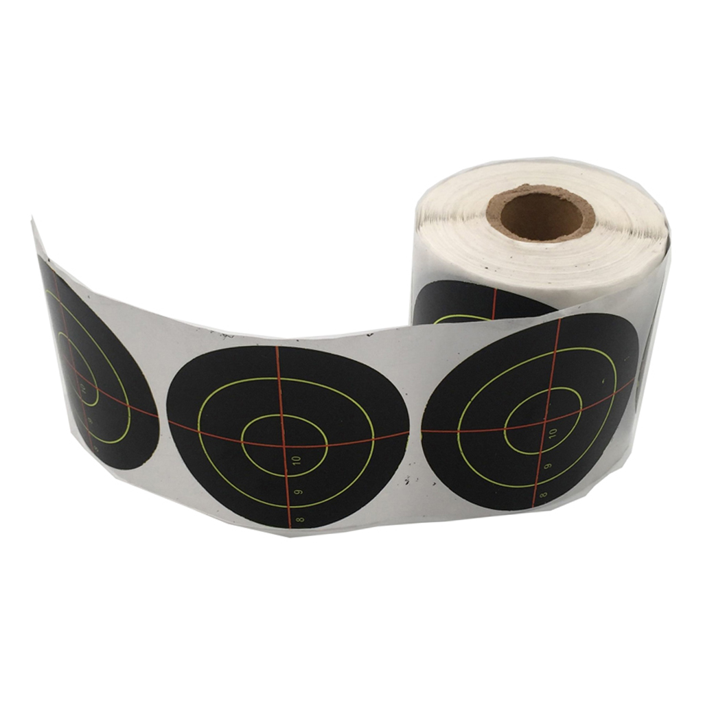 250pcs High Visibility Reactive  Shooting Paper Target Stickers