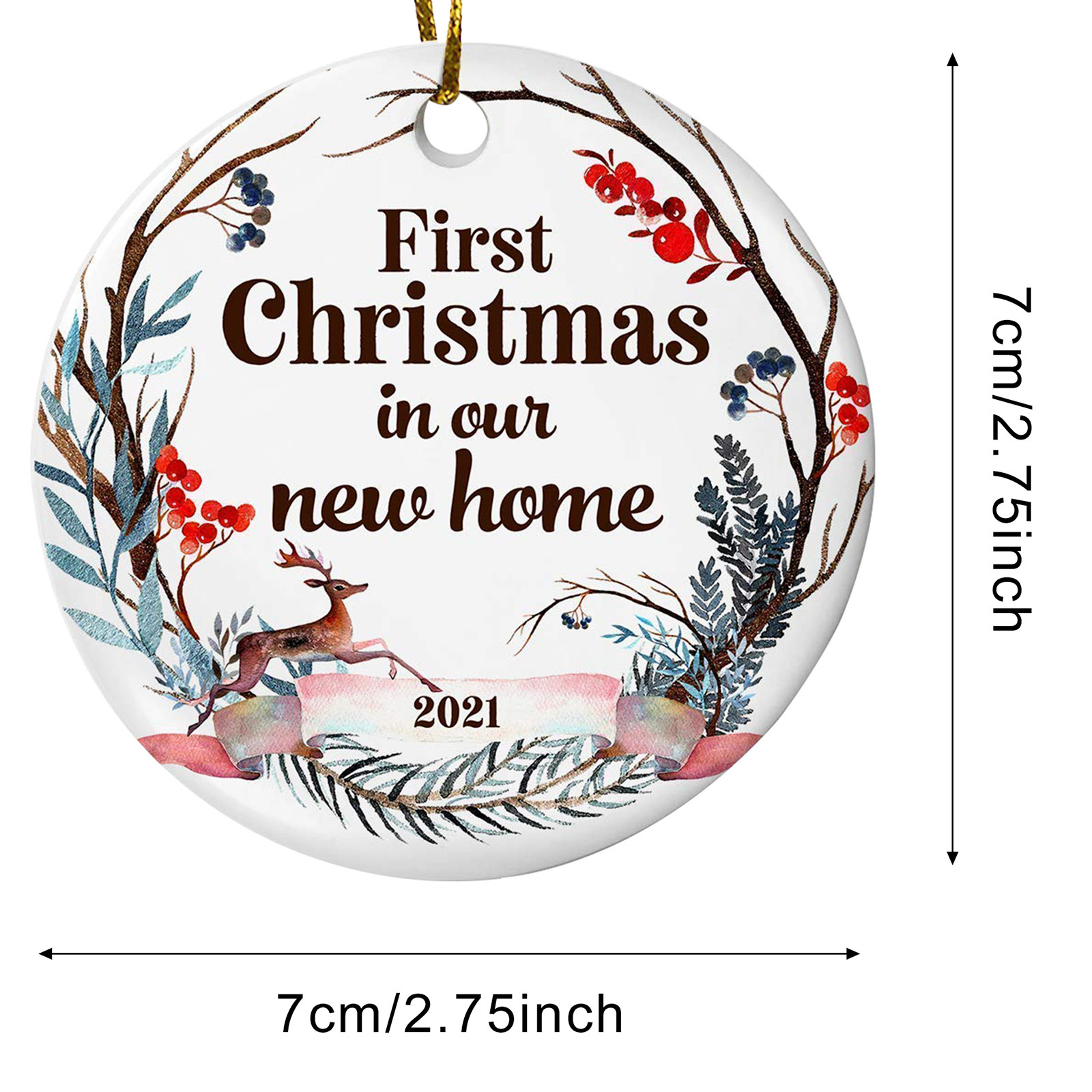 My First Christmas In College Ornament 2022 Tax 2021 First Christmas In Our New Home Pendant Merry Christmas Tree  Decoration Resin Hanging Ornaments Home Decor Navidad Noel|Pendant & Drop  Ornaments| - Aliexpress