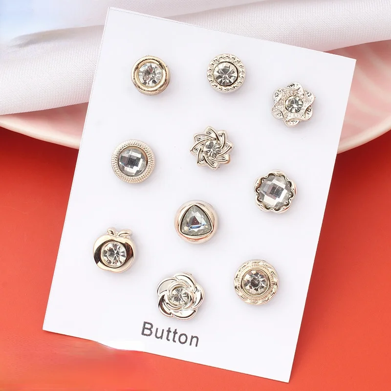 Pack of 4 Hijab Magnetic Pin Brooch No Perforated Brooch Magnet