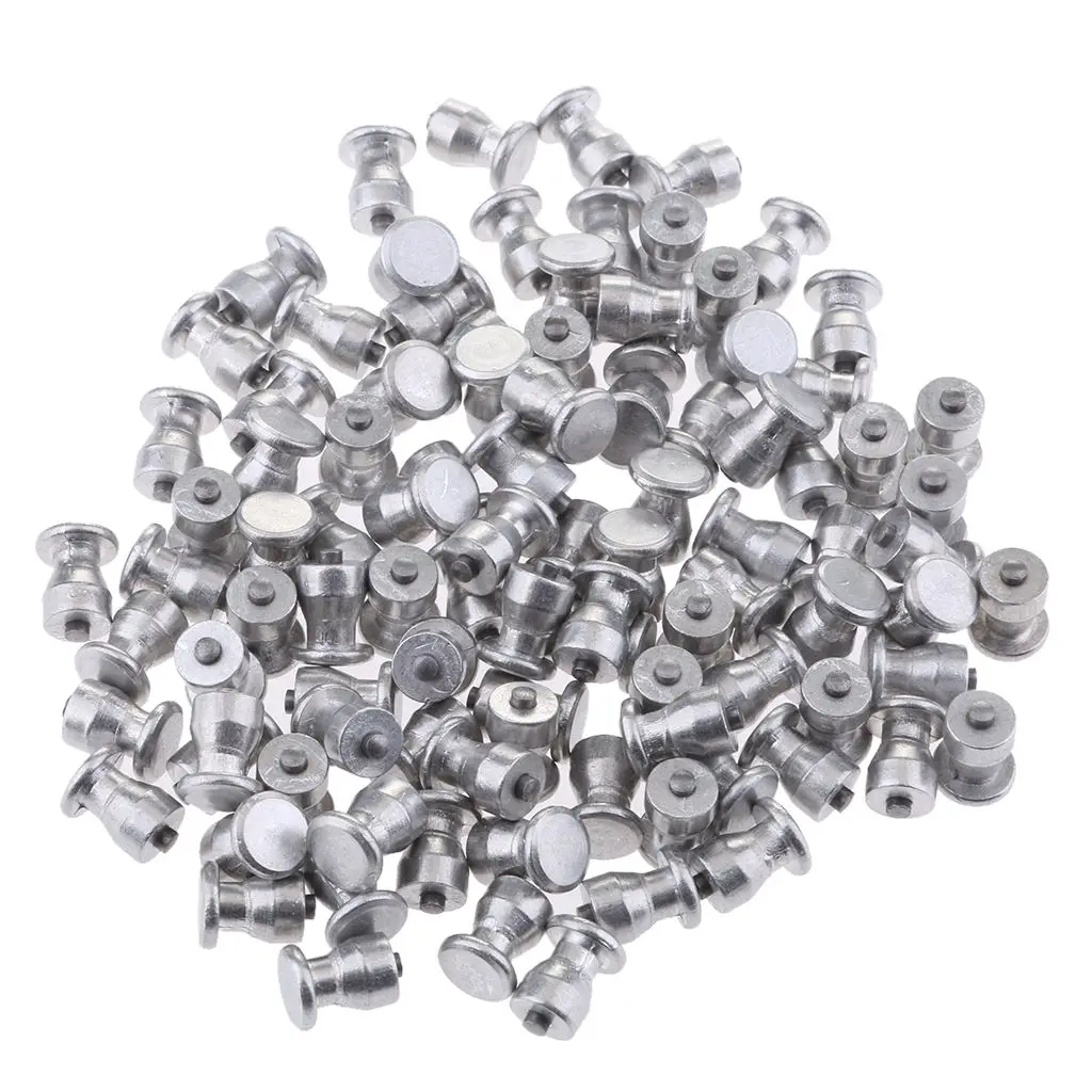 100 pcs 10mm Universal Car Tires Anti-Slip Screw Stud Tyre Snow Spikes Studs