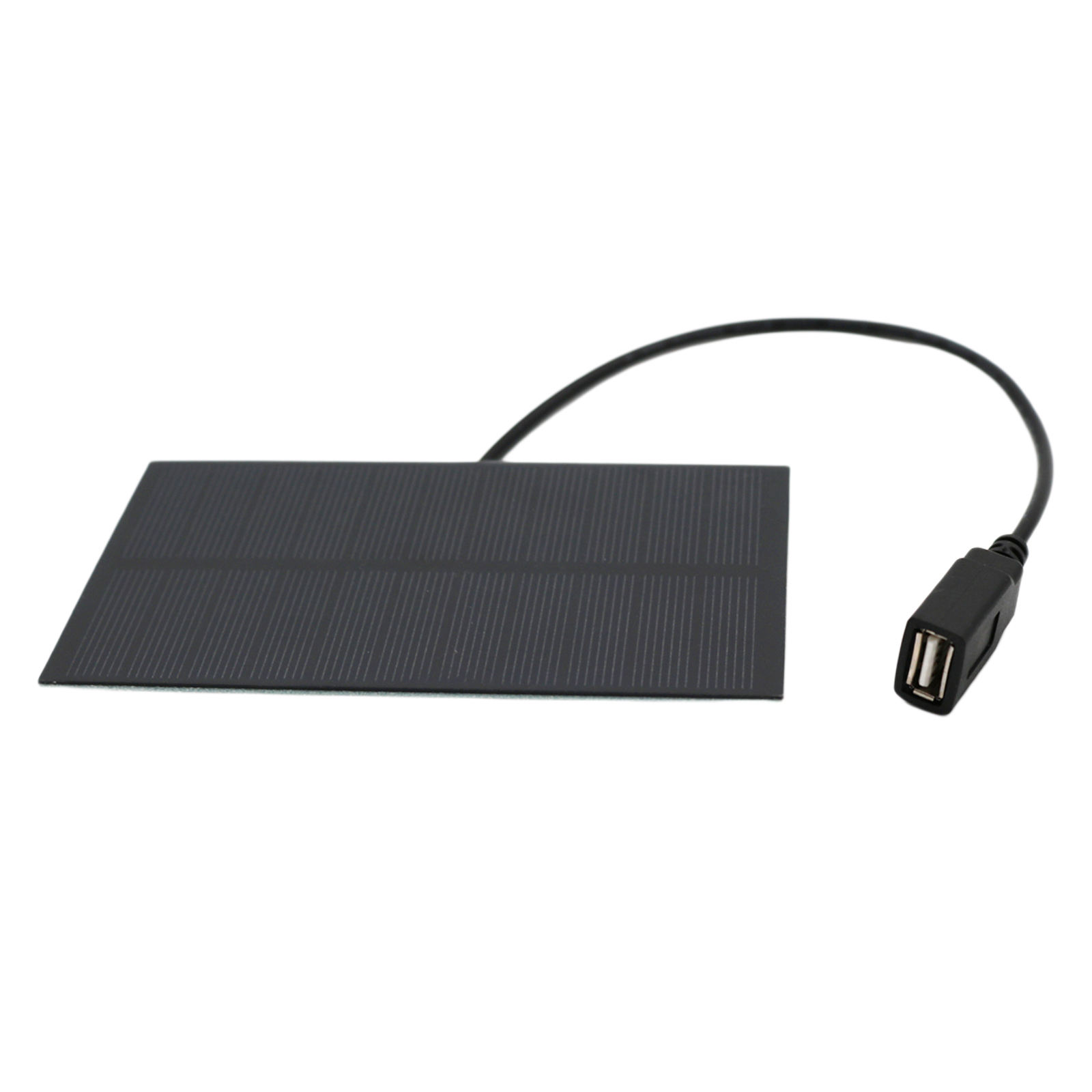 5.5V Solar Panel Charger USB Port Portable Camera Phone Charger for Outdoor Backpacking Trips