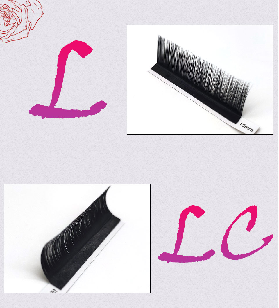 Best of L / LC / LD / M Curl Eyelashes Makeup Eyelash Extension Bloom Auto Fans Eyelash Easy Fanning Lashes Auto Fan Magnetic Camellia Beauty Reviews & Tips - Image 5