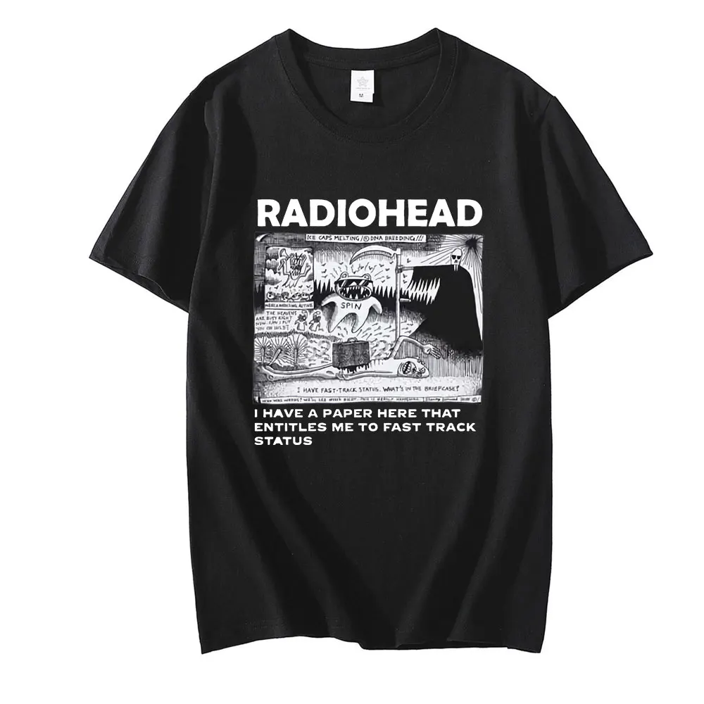 Radiohead 2018 t shirt tour concert xxl 2x army green stars and stripes new 