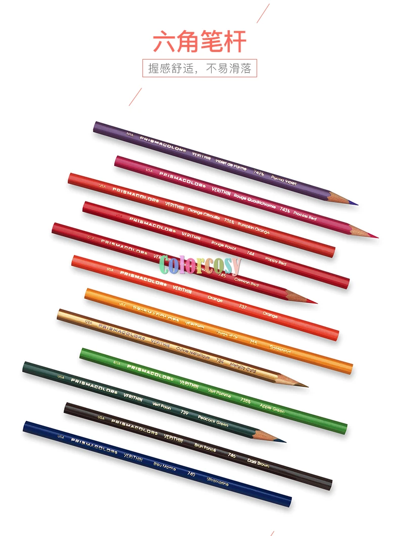 Sanford Prismacolor Premier Verithin Colored Pencil,Assorted Color