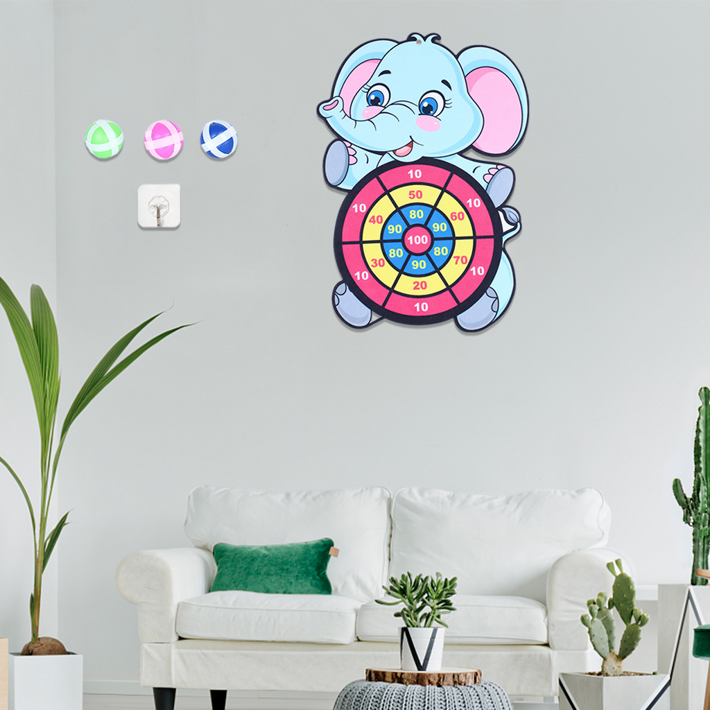 Classic Toy Target Sticky Ball Dart Board Indoor Party Family Activity Halloween Christmas Game Gifts for Kids