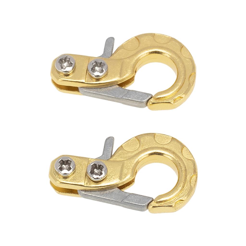2x Metal Trailer Hook Winch Hook Replacements for Axial SCX10 cc01 Model Buggy DIY Accessories Parts