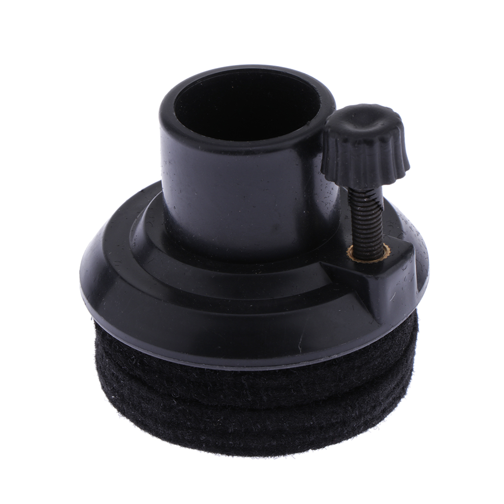 Durable 22mm Hi Hat Stand Cymbal Seat Plastic with Felt Cymbal Mount Part, Black
