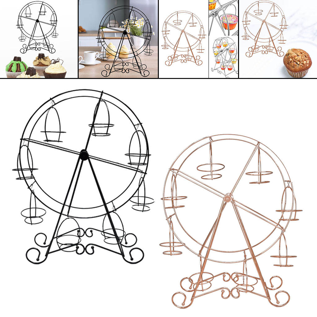 Observation Wheel Cupcake Stand Cake Stands Plates Cake Display Holder for Circus Party