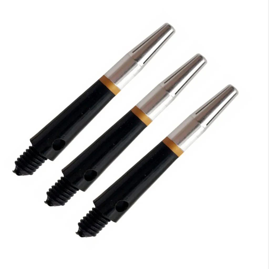 3 Pieces Dart Shaft Stems Replacement - Universal fit Steel/Soft Tips Darts -
