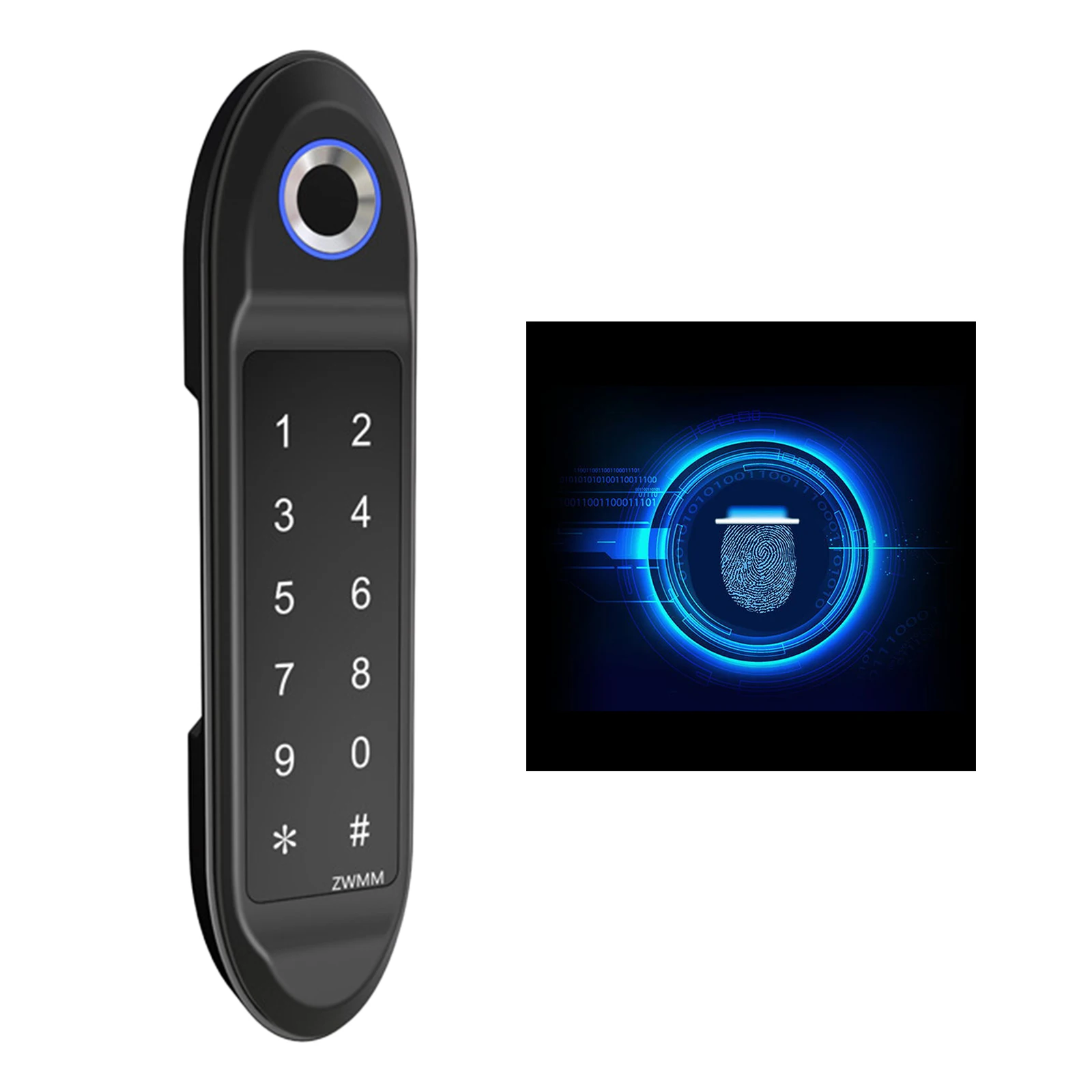 Fingerprint Password Cabinet Door Locks Keyless Entry Lock for Home Security