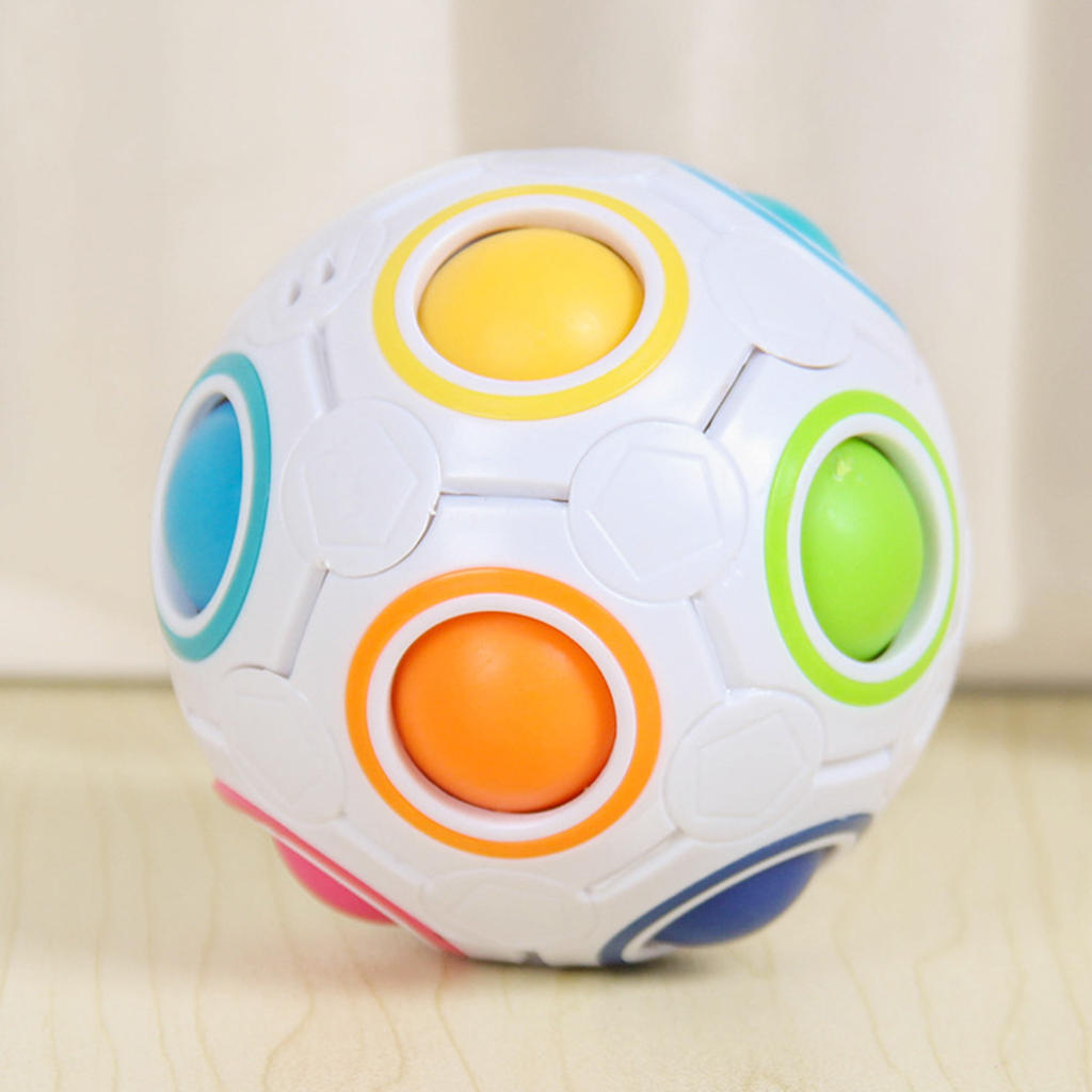  Ball 3D Puzzle Soccer Brain Teaser Kids Stress Relief Anti Anxiety Toy