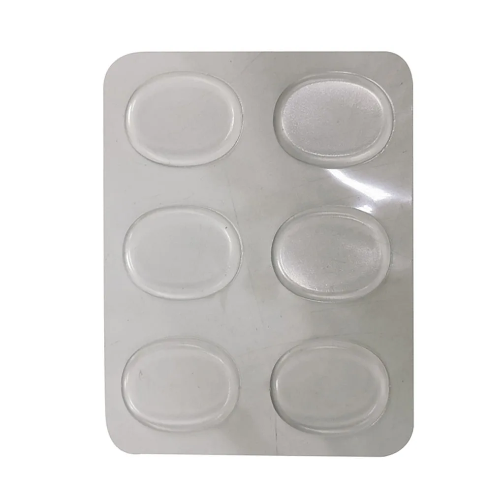 MagiDeal 6 Pieces Clear Drum Dampener Damper Gel Pads Percussion Instruments for Drums Tone Control