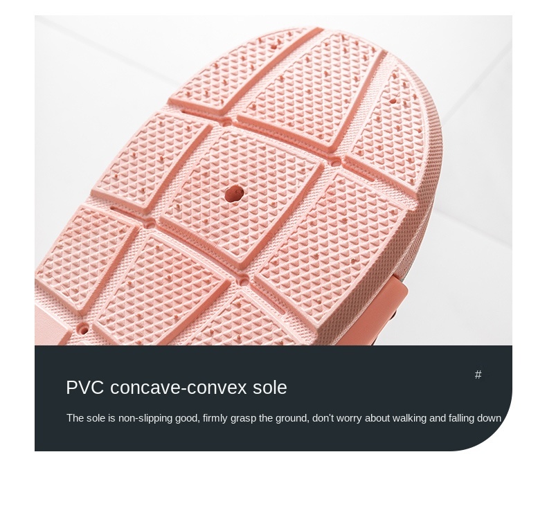 Cool Slippers Couple Male Outside Wear a Pair of Thick Soles Slippers Ins Antiskid Household Household Cute Summer Indoor Female