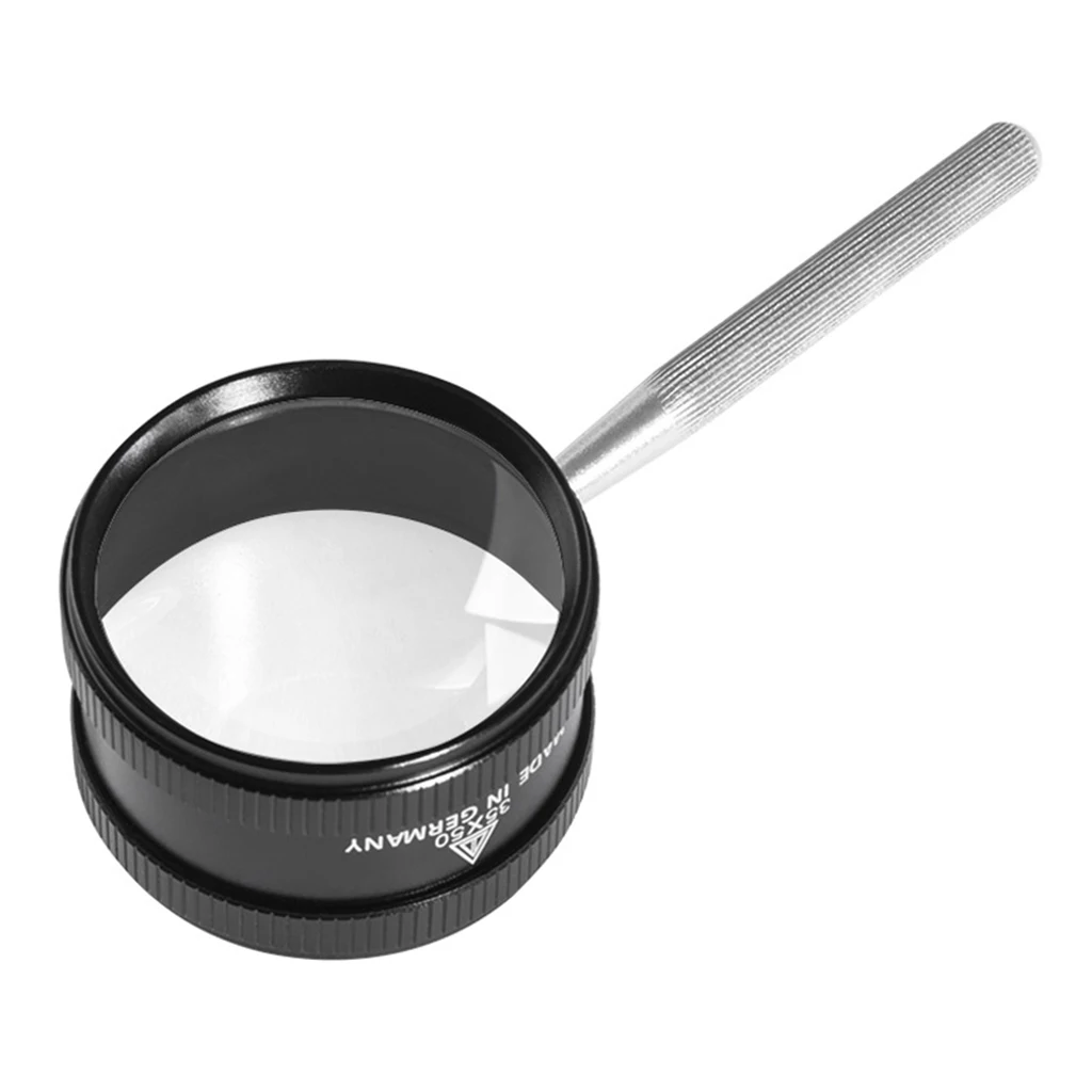 5``Handheld Magnifying Glass High Power 35X Magnifier for Coins Book Jewelry