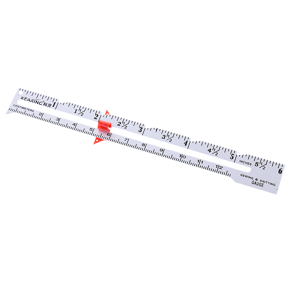 Sewing Gauge, Sewing Ruler, Measuring Tool, Sewing Accessories, Black 15cm