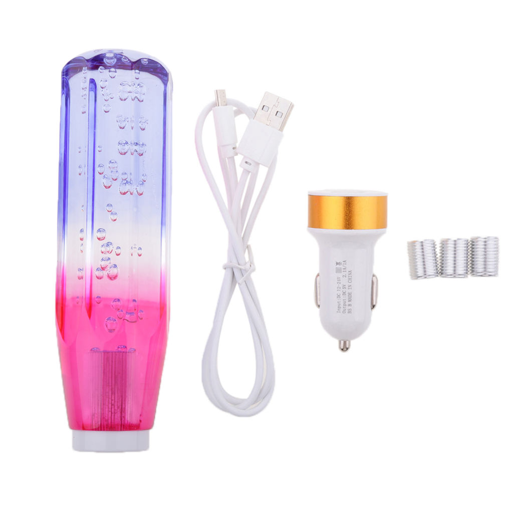 15cm Car Gear Stick  Knob Bubble Styling with LED Light