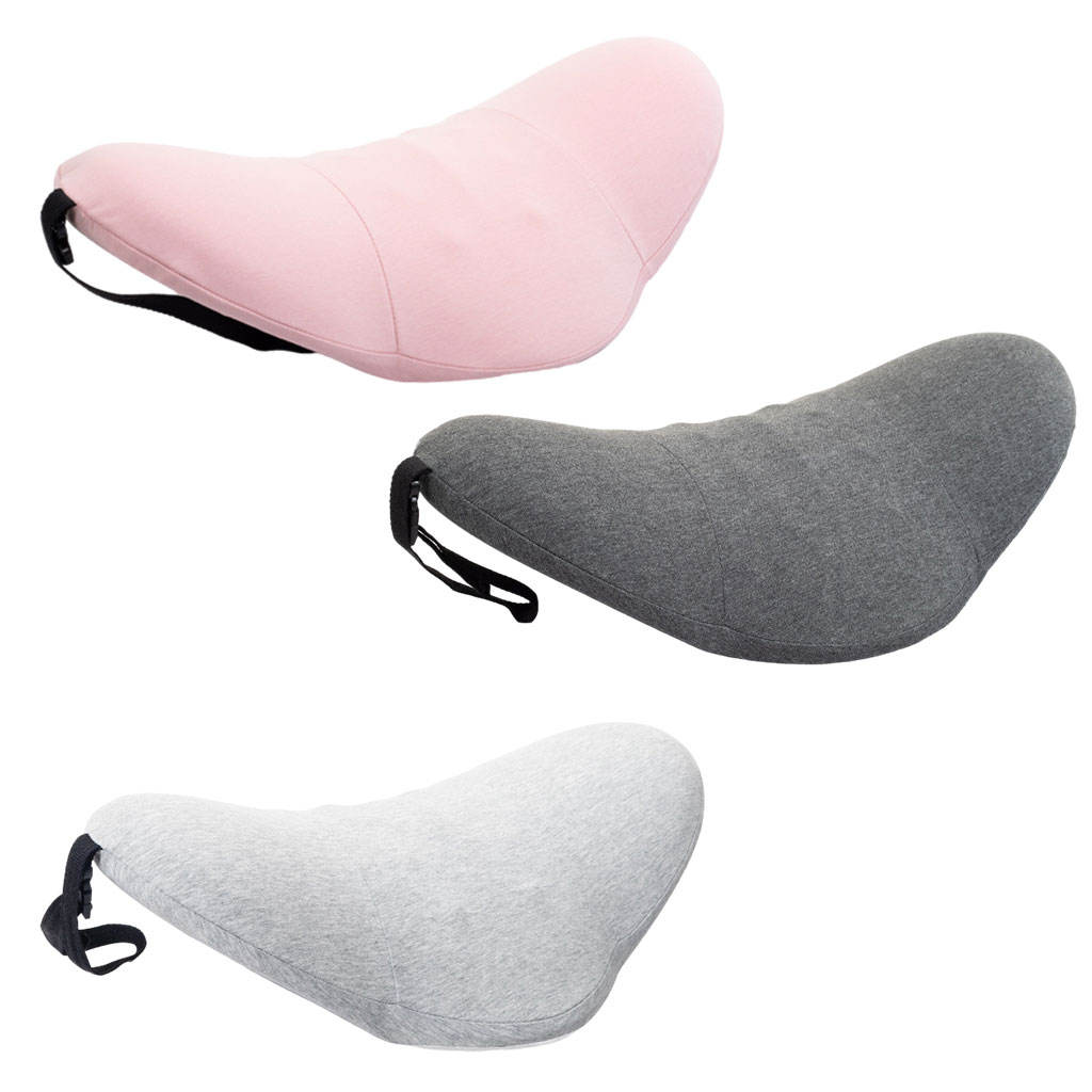 Lumbar Pillow Webbing with Buckle with 8 Massage Points Washable Back Support Protect Pad for Car Seat Bed Rest Sleeping