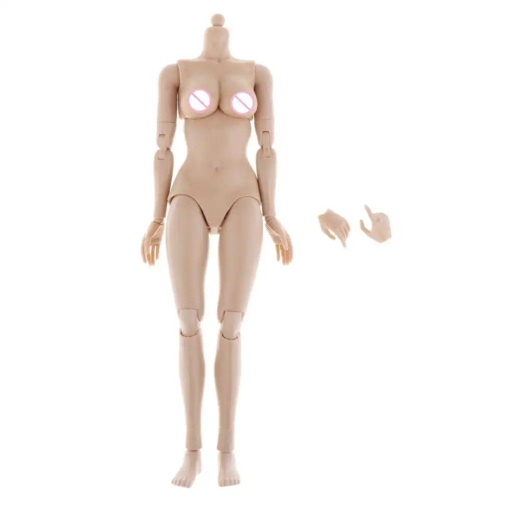 1/6 Scale 10 Inches Female Body Model Super Flexible Synthetic Human Women Body Action Figure Figurine