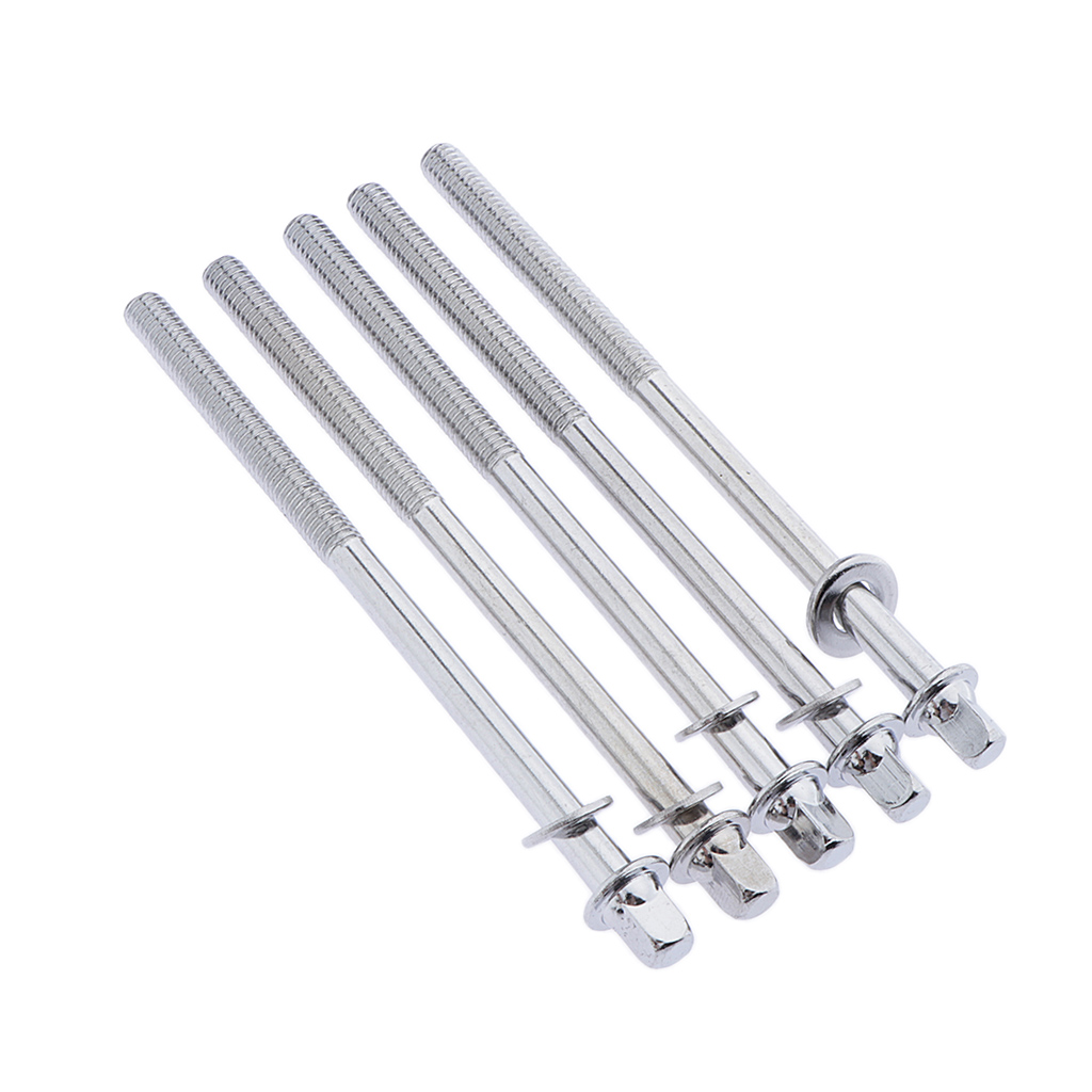 5x NEW 100mm Drum Tension Rods W/ Washers For Tom Drum Build  Parts