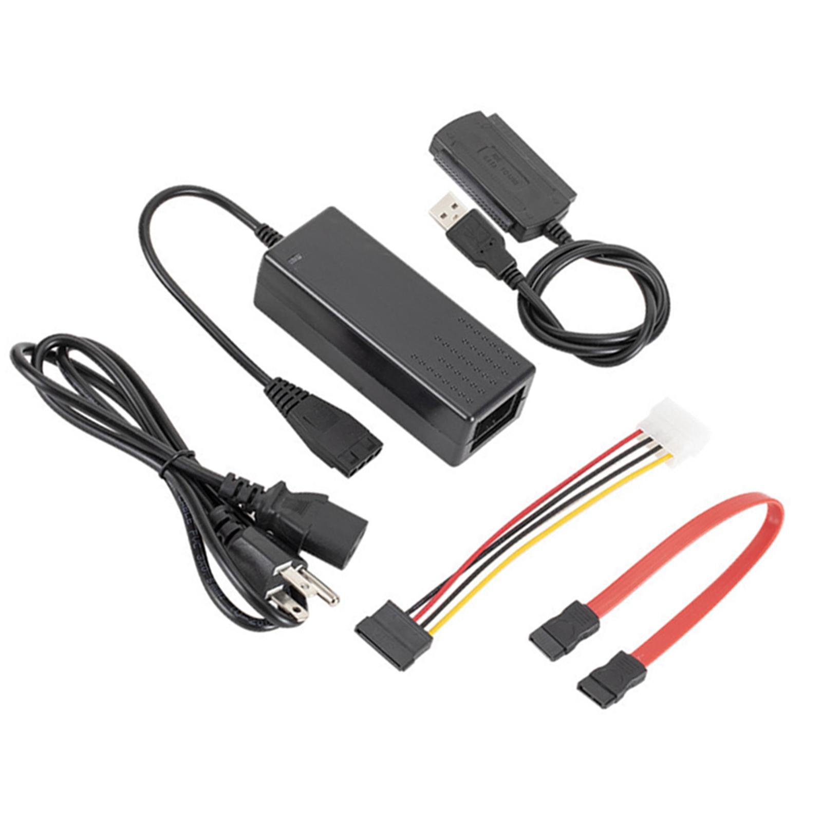 USB to SATA Cable USB to IDE Slim Computer Hard Disk Drive Adapter Transfer Cable Kit HDD SSD 3.5 2.5 inch High Speed Laptop US