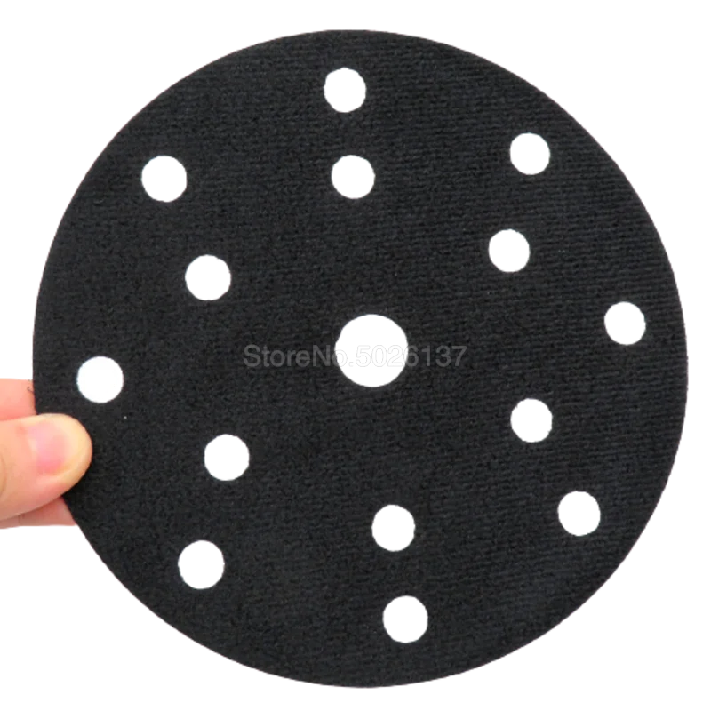 150 mm sec et humide 15 Trous ponçage disque 6" du papier de verre Velcro DA Pads 