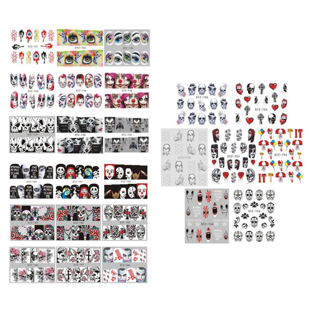 nail Decor Manicure Halloween Party Stickers Party Holiday Supplies