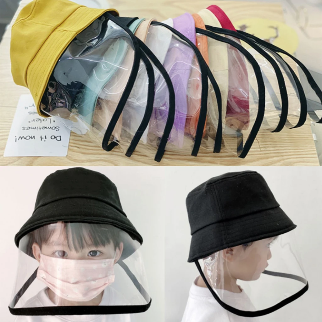 Kids Anti-spitting Protective Hat Cap  Safety Fisherman Hat -Proof