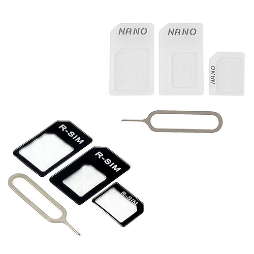 Переходник NanoSIM-карты в Micro SIM-карту, 3 в 1