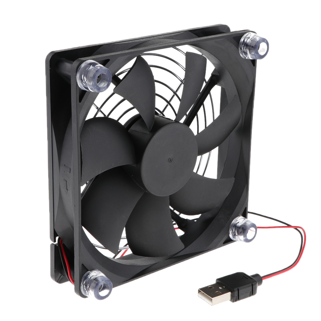 Quiet 120mm USB Cooling Fan For  Receiver DVR   Silent