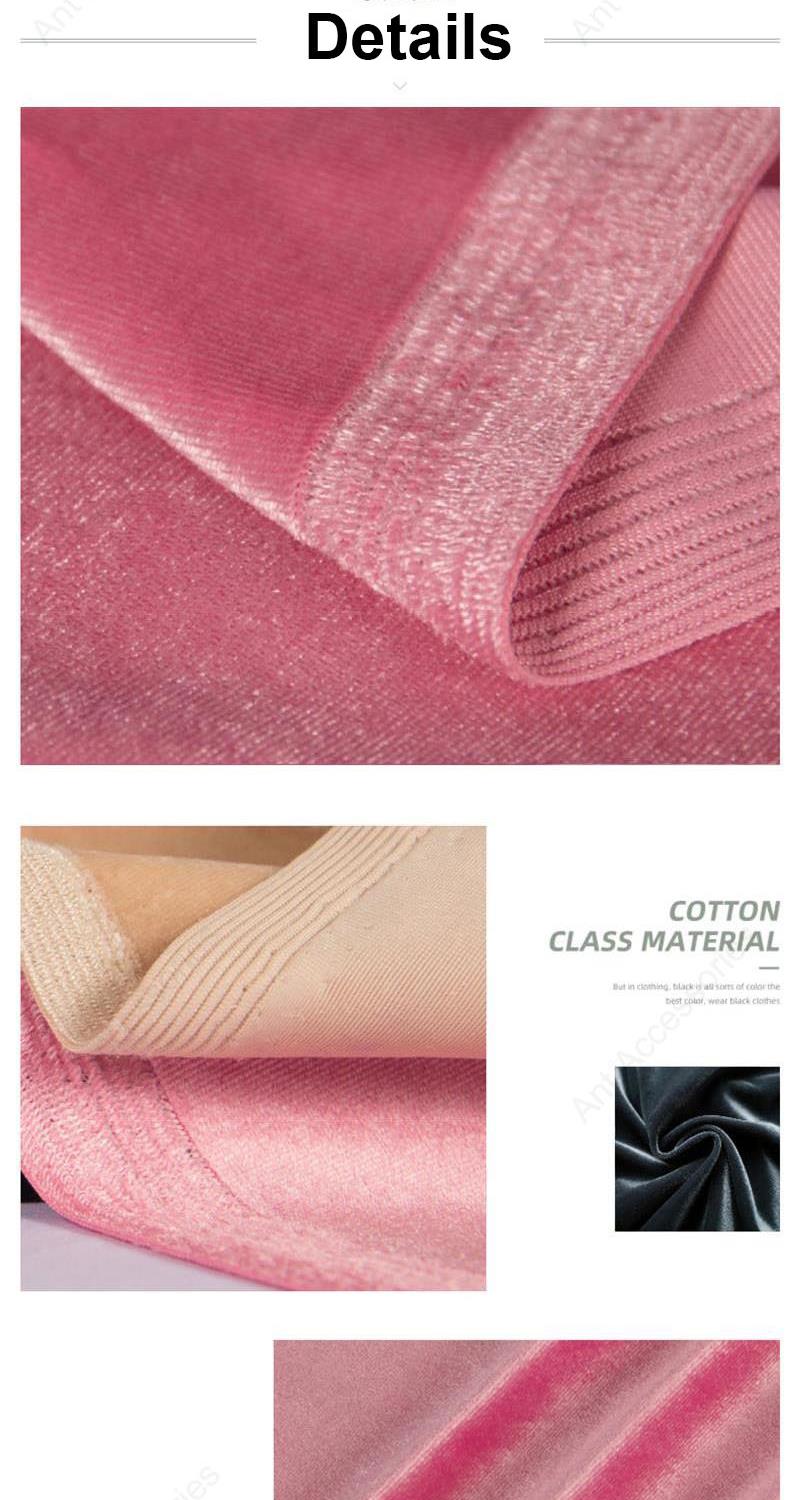 50*160CM Alle Seite Elastische Samt Stoff Hohe Qualität 144F 240 g/ms Kurze Gebürstet Stoff Für Bühne Kostüme und Spielzeug Puppen – Detail 4