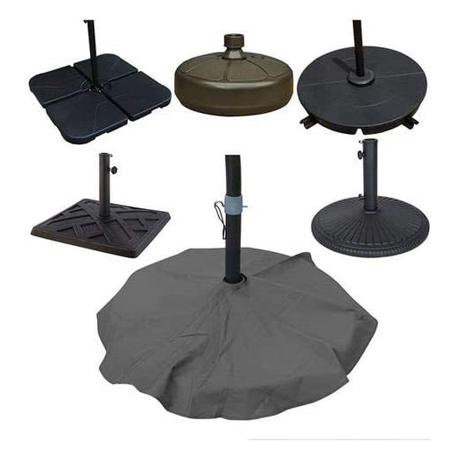Outdoor Waterproof UV Resistance Parasol Stands Cover Weight Bag Cover Supplies Parts for Courtyard Patio Umbrella Base Terrace