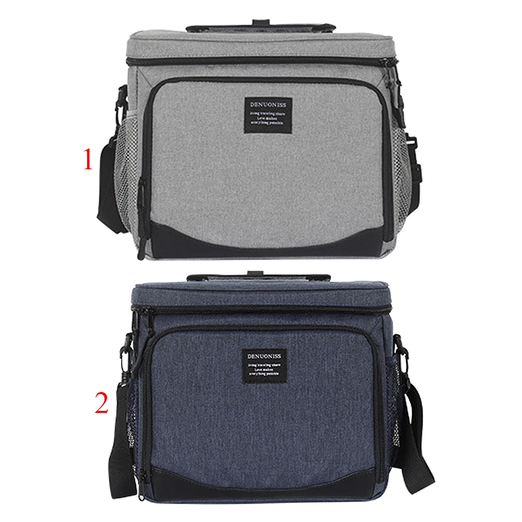 Insulated Lunch Box Carrier Cooler Bag Food Container 15L for Outdoor Camping Hiking Picnic Camp Cooking Supplies