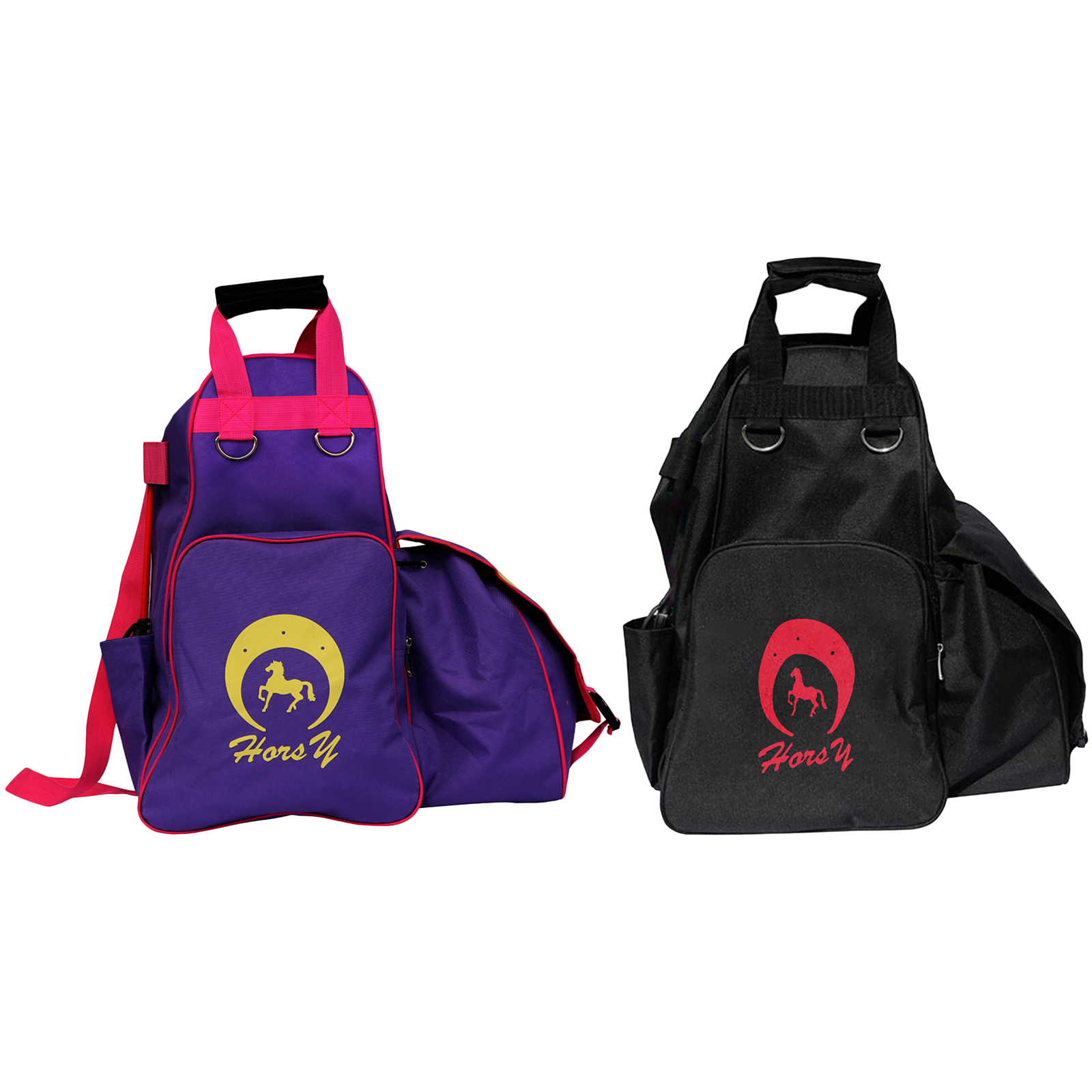 Portable Equestrian Backpack Horse Riding Helmet Armor Whip Bag Waterproof